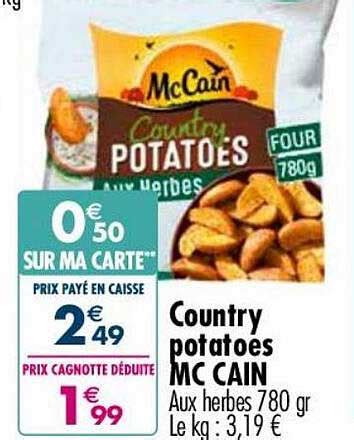 Promo Country Potatoes Mc Cain Chez Carrefour Market ICatalogue Fr