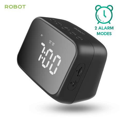 Robot RB170 Bluetooth Wireless Portable Bluetooth Speaker Alarm Digital