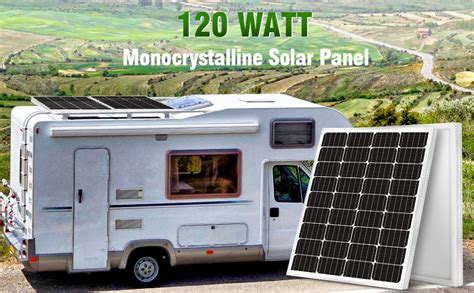 Amazon WERCHTAY Panel Solar Monocristalino 12V Panel Solar De 120w