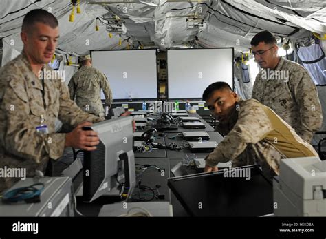 Marines Assigned To The Marine Corps Tactical Systems Support Stock