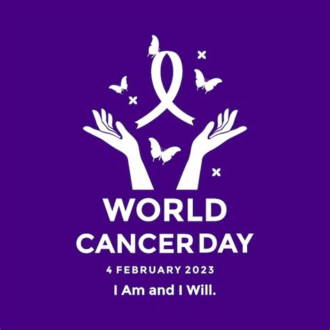 Premium Vector | World Cancer Day Campaign logo World Cancer Day poster ...