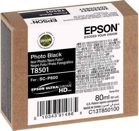 Amazon Epson T T Ultrachrome Hd Photo Black Ink Office