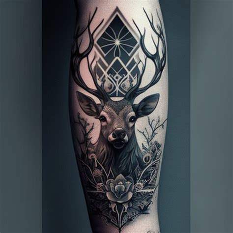 70 Deer Tattoo Ideas For Men - TattooClue.com