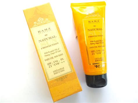 Kama Ayurveda Natural Sun Protection Sunscreen SPF 21 PA Review