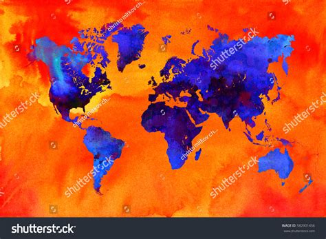art world map stock illustration  shutterstock