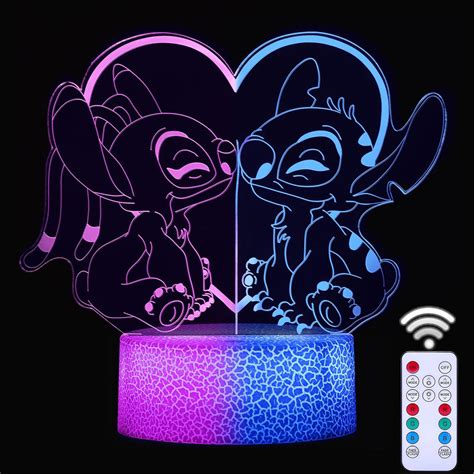 Stitch Lampe In Charaktere Zwei Ton Licht D Illusion Lilo Stitch