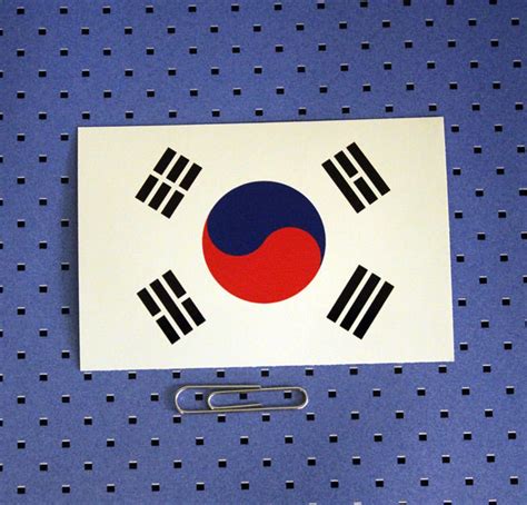 South Korean Flag Bumper Sticker - Etsy