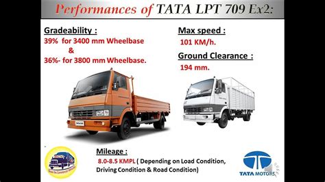 Tata Lpt Ex Bs Vehicle Specifications Service Schedule