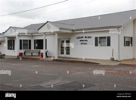 Cedar Bluff, Alabama City Hall Stock Photo - Alamy