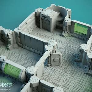 Space Building 40k Terrain for Sci Fi, Dungeons and Dragons, Dnd, Kill Team Terrain, Necromunda ...