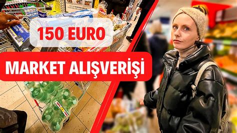 HOLLANDA DA 2 HAFTALIK MARKET ALIŞVERİŞİ 150 EURO YA NELER ALDIK