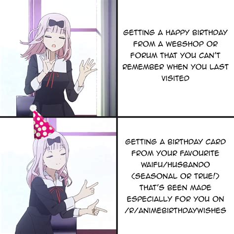 Happy Birthday Anime Meme