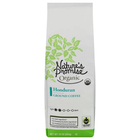 Save On Nature S Promise Organic Honduran Light Roast Ground Coffee