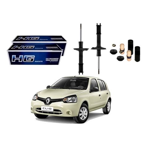 Kit Amortecedor Dianteiro Nakata Renault Clio 1 0 2012 A 2016 No Shoptime