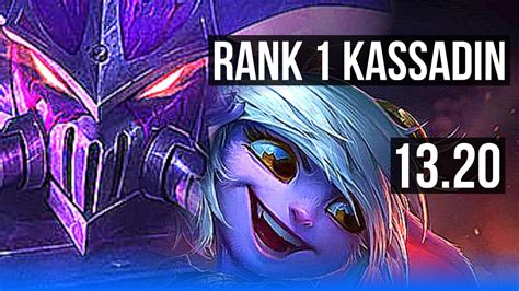 KASSADIN Vs TRISTANA MID Rank 1 Kassadin 800 Games 7 3 9 Rank