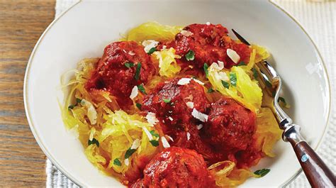 Baked Spaghetti Squash And Meatballs Sobeys Inc