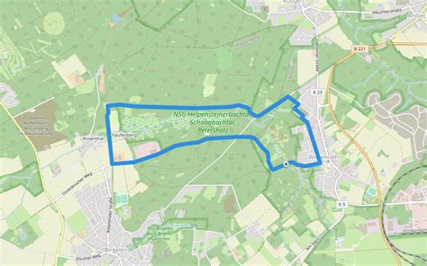 Circular Route A8 Schaagbachtal Hiking Trail Wassenberg Nordrhein