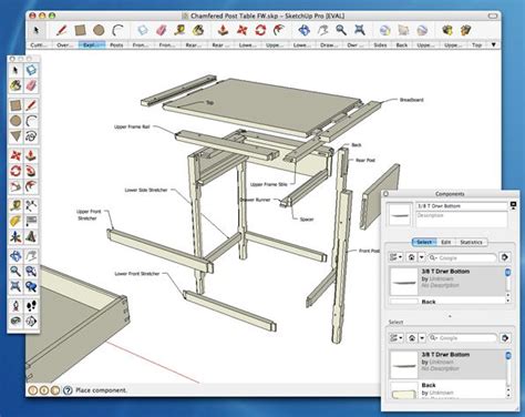 How To Use Sketchup To Get The Most From A Digital Woodworking Plan Finewoodworking Sketchup