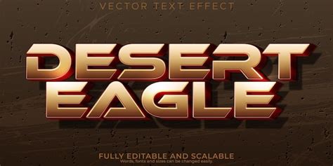 Effet De Texte Aigle Du D Sert Style De Texte Ancien Et Steampunk