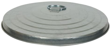 24 Gal Light Duty Galvanized Trash Can Lid Wcd24l