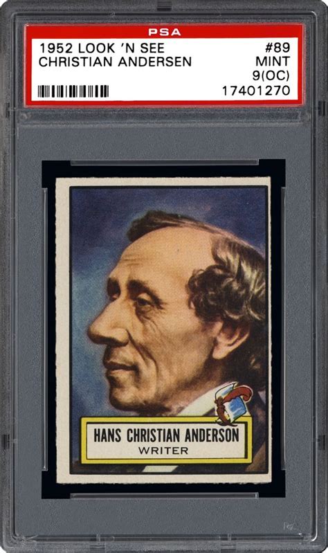 1952 Topps Look N See Hans Christian Andersen Psa Cardfacts®