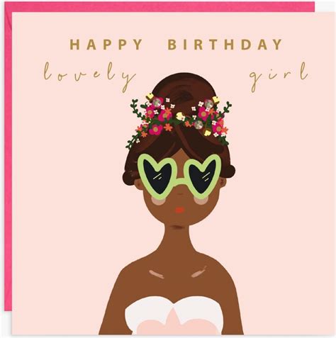 Lottie Simpson Lovely Girl Birthday Card Shopstyle