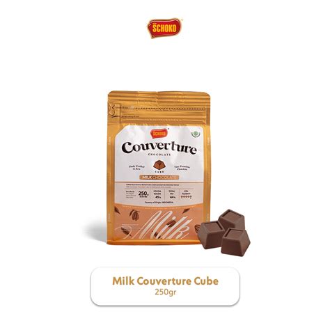 Jual Schoko Milk Chocolate Couverture Cube Gr Coklat Kovertur