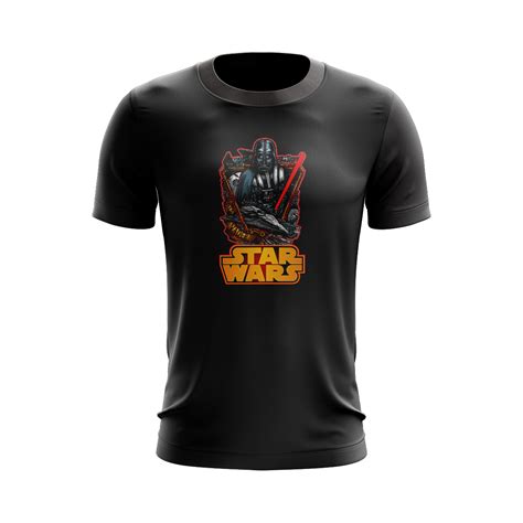 T Shirt Star Wars Graphic Print Gymkhana Sports