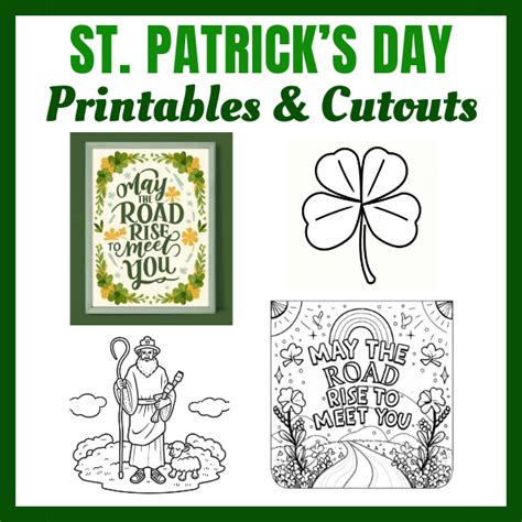 Free St. Patrick's Day Printables and Cutouts - Artful Homemaking