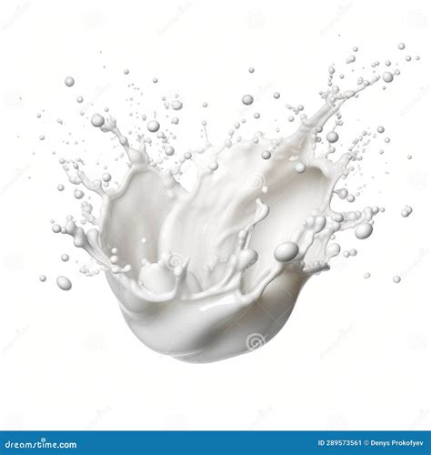 Milk splash on white stock illustration. Illustration of abstract ...