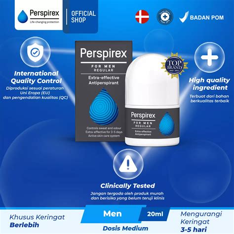 Jual PERSPIREX Perspirex MEN AntiPerspirant Roll On 20ml Original