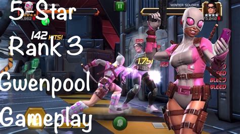 5 Star Rank 3 Gwenpool Rank Up And Gameplay Theninjacleaner Youtube