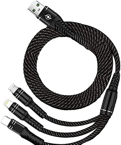 Bestor Multi Charging Cable In Nylon Braided Multiple Usb Fast