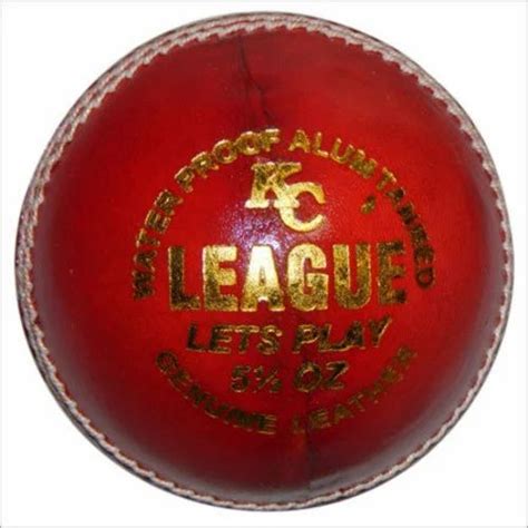 Leather Red 4 Piece Cricket Ball Size Full At Rs 400 In Meerut Id