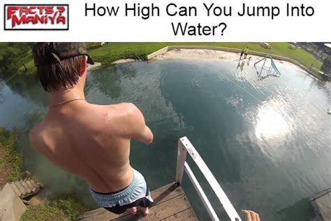 How High Can You Jump Into Water FactsManiya