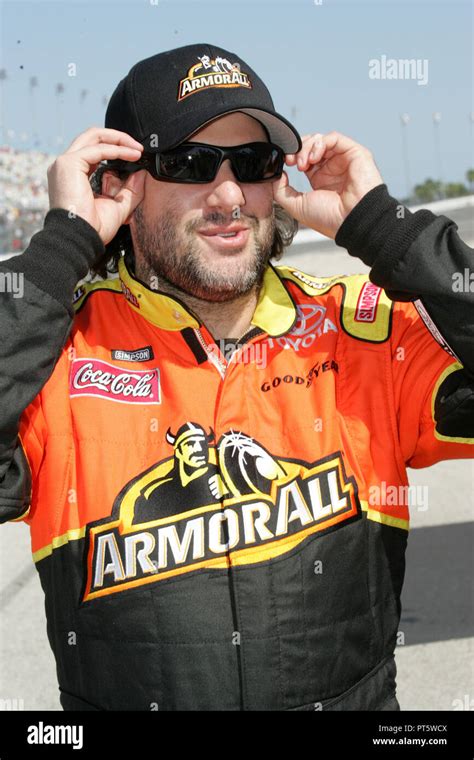 Tony Stewart Waits For The Start Of The Nascar Nationwide Series