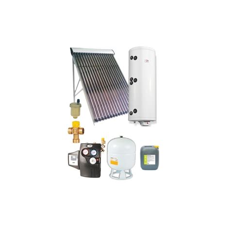 Pachet Solar Cu Tuburi Vidate Helis Si Boiler Cu 1 Serpentina Pentru