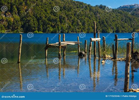 Lago Espejo Grande Near Villa La Angostura In Neuquen Province