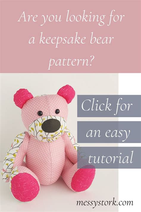 How To Sew A Keepsake Bear Photo Tutorial For Betsy Bear Keepsakes