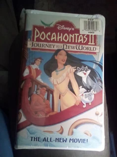 POCAHONTAS II JOURNEY To A New World VHS 1998 SEALED With Stickers