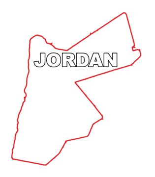 Jordan Map Jordan Cut Map Vector Jordan Cut Map Png And Vector With