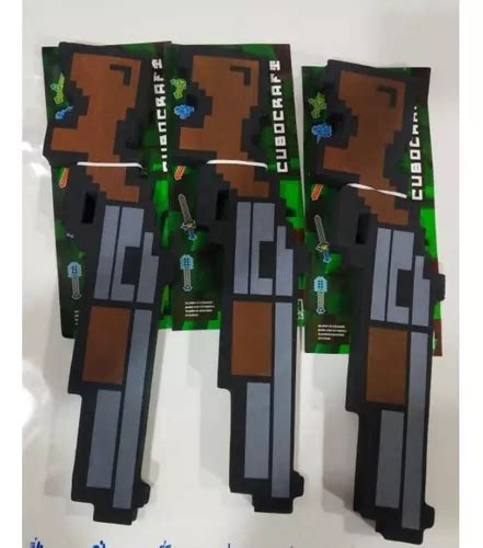 Combo Minecraft Armas A Eleccion Todo Los Colores Y Dise O En Venta