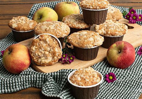 Apfel Muffins mit Nuss Streuseln Küchenmomente