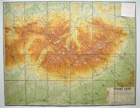 VysokÉ Tatry VelkÁ A PodrobnÁ TuristickÁ Mapa 1925 140 000 Aukro