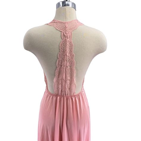 Vintage Glydons Nylon Lingerie Nightgown Size Medium Gem