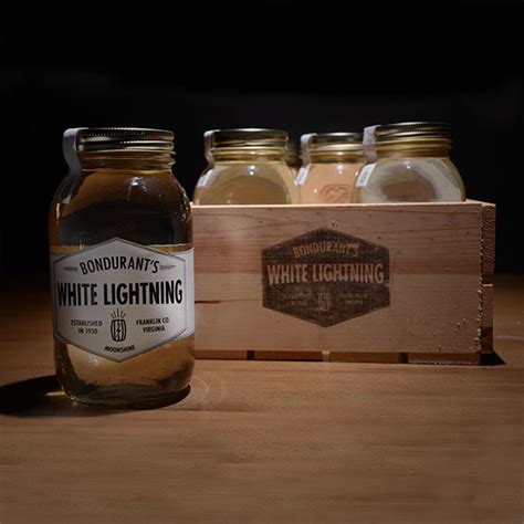 Bondurant's White Lightning Moonshine on Behance