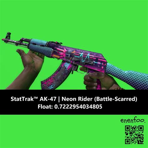 St Ak Neon Rider Bs Battle Scarred Stattrak Ak Csgo Skins Knife