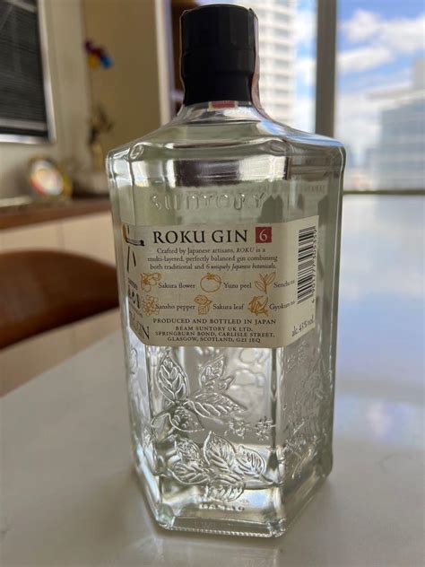 Suntory Roku Gin 700 Ml Food Drinks Beverages On Carousell