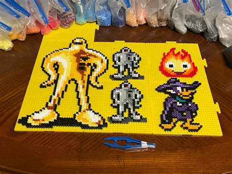 Starman Super And Darkwing Duck Perler Bead Art By Jnjfranklin On