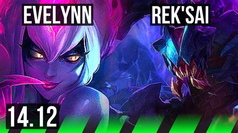 EVELYNN Vs REK SAI JGL 76 Winrate 8 0 2 Rank 5 Eve Legendary